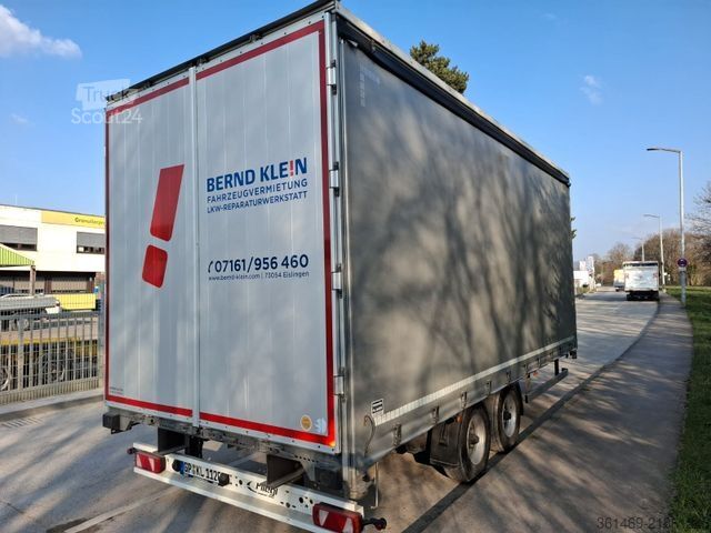 Åpen tilhenger med presenning FLIEGL TKF 118, Durchlader, Schiebeplane, ..