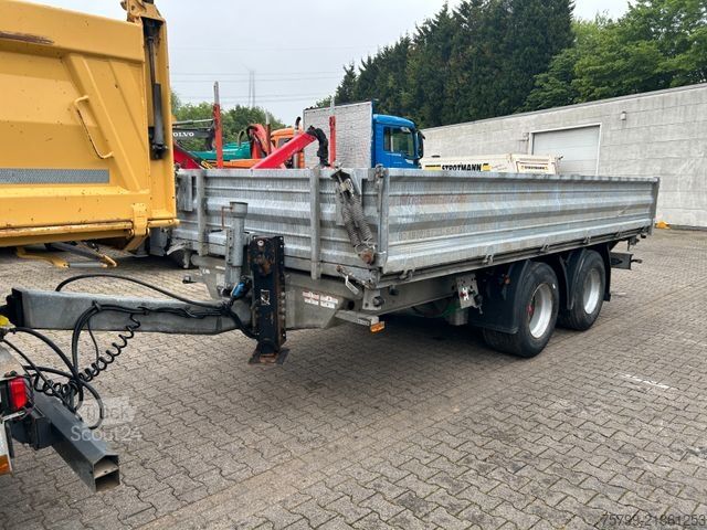 Üç yöne devirmeli römork MÖSLEIN ALU 3Skipper Tandem Tieflader mit 2 Rampen