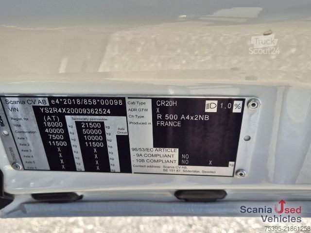 Standart çekici ünitesi Scania R 500 A4x2NB