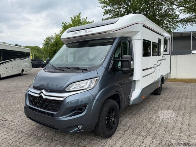 Teilintegriertes Wohnmobil GIOTTILINE Toscan 74NF-Hubbett