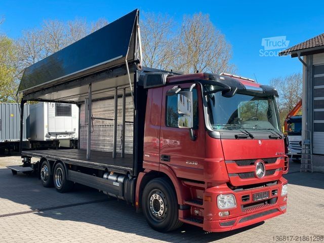 Samochód do przewozu napojów MERCEDES-BENZ Actros 2536 LLL MP3 Schwenkwand LBW Lenkachse