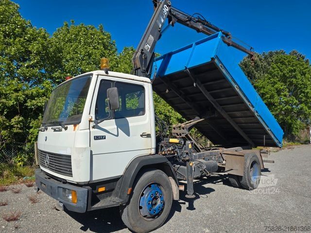 Kiepwagen MERCEDES-BENZ Ecoliner 1317 / Kipper - Kran Hiab 090