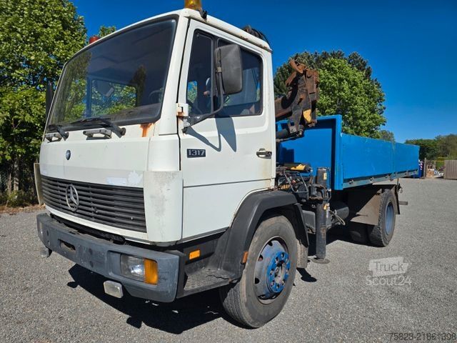 Kiepwagen MERCEDES-BENZ Ecoliner 1317 / Kipper - Kran Hiab 090