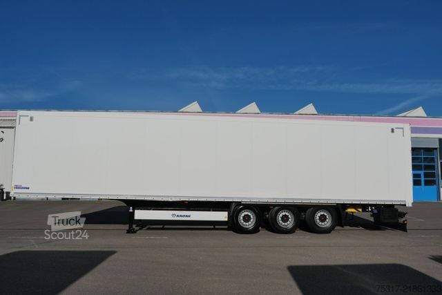 Semi-remorque fourgon KRONE SD 27/ DOPPELSTOCK / ZURRLEISTE /LIFTACHSE /SAF