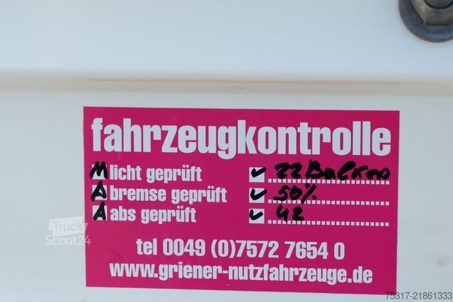 Semi-remorque fourgon KRONE SD 27/ DOPPELSTOCK / ZURRLEISTE /LIFTACHSE /SAF