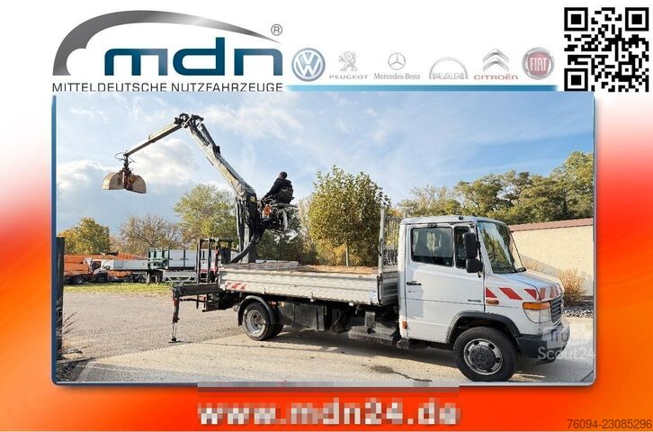 شاحنة فان مزودة برافعة MERCEDES-BENZ Vario 816 Kipper Kran Selbstlader AHK