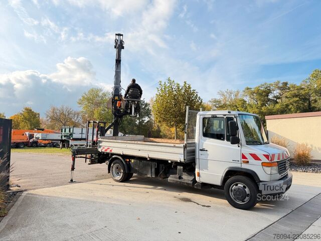 شاحنة فان مزودة برافعة MERCEDES-BENZ Vario 816 Kipper Kran Selbstlader AHK