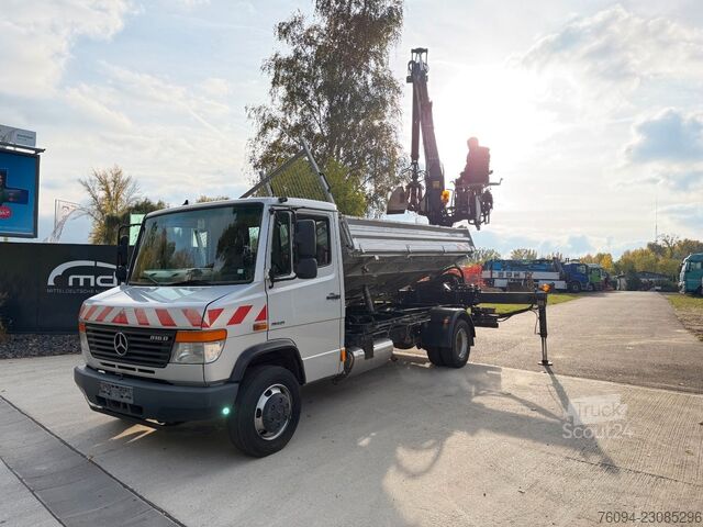 شاحنة فان مزودة برافعة MERCEDES-BENZ Vario 816 Kipper Kran Selbstlader AHK