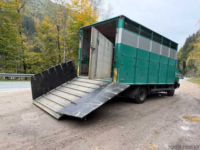 Transporteur de bétail MERCEDES-BENZ 817L D VIEHLKW FÜR 7 KÜHE