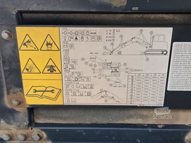 Miniescavatore BOBCAT E 85 * ARTI * 1 X LÖFFEL * KLIMA * TOPZUSTAND *