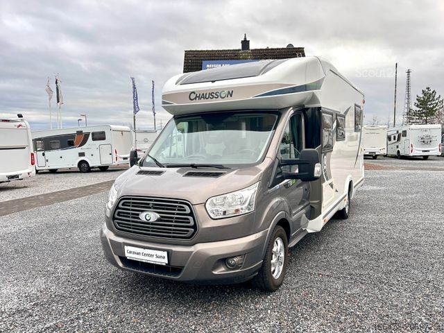 Camping-car semi-intégré CHAUSSON Flash 718 XLB *Queensbett-Hubbett*