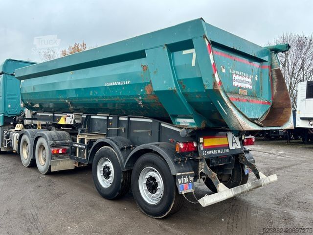 Semi-reboque basculante SCHWARZMÜLLER 25m³*Stahlmulde*LIFT*BPW*Plane*Podest