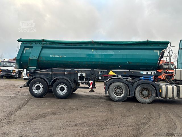 Semi-reboque basculante SCHWARZMÜLLER 25m³*Stahlmulde*LIFT*BPW*Plane*Podest