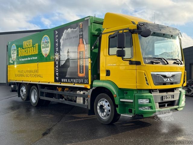 Camión de bebidas MAN TGM 26.290 L / LBW / AHK / LENKACHSE / 18 PAL