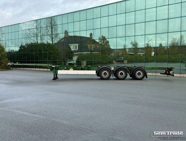 Semiremorcă cu caroserie interschimbabilă KÖGEL S24-2 BACK SLIDER LIFT AXLE DISC BRAKES 3 PIECES