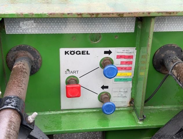 Semiremorcă cu caroserie interschimbabilă KÖGEL S24-2 BACK SLIDER LIFT AXLE DISC BRAKES 3 PIECES