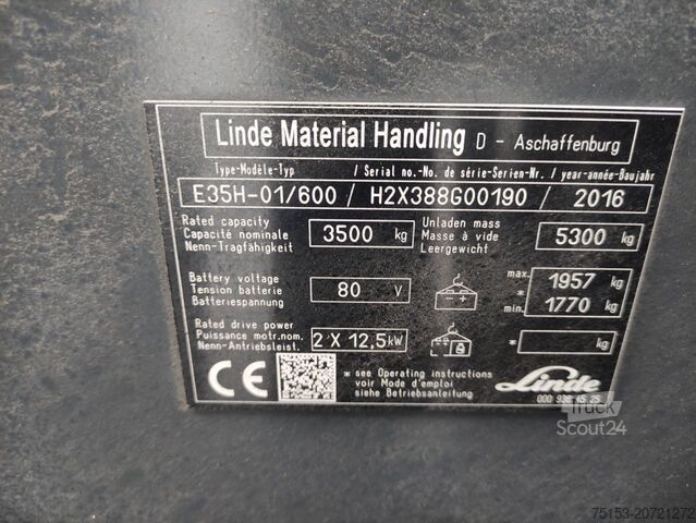 Elektrikli – 4 tekerlek Linde E35H