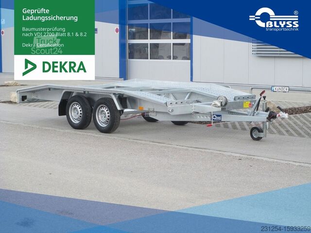 Autószállító pótkocsi BLYSS Adam Autotransporter 400x210cm 2700kgGG