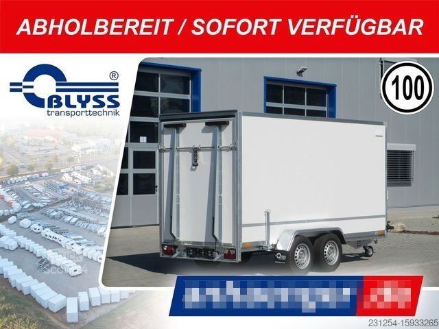 Rimorchio a cassetta BLYSS F2036HTD Kofferanhänger 358x146x180cm 2000kg