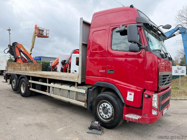 Open laadbak Volvo FH 460 6x2 PRITSCHE + KRAN PALFINGER PK18002 EH...