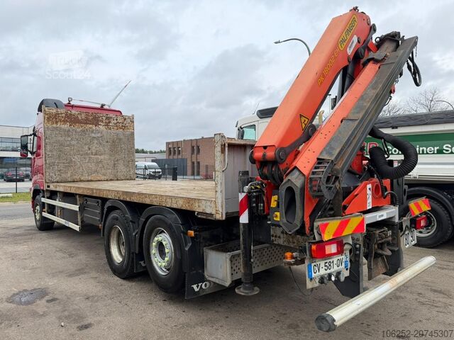 Open laadbak Volvo FH 460 6x2 PRITSCHE + KRAN PALFINGER PK18002 EH...