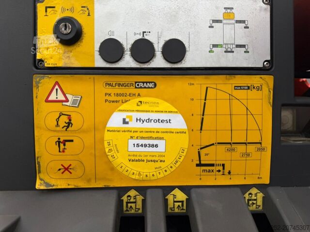 Open laadbak Volvo FH 460 6x2 PRITSCHE + KRAN PALFINGER PK18002 EH...