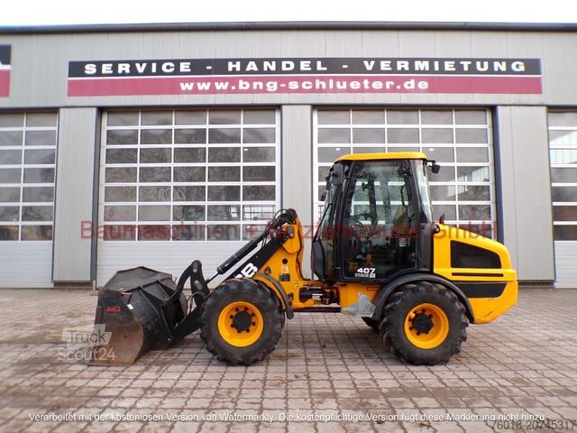 Hjullastare JCB 407 gebraucht Bj'22 1.400 Bh
