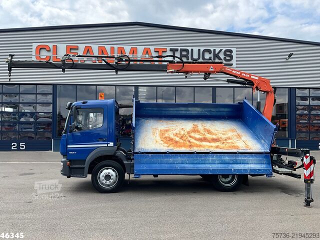 Tipper med kran Mercedes-Benz Atego 1524 Euro 6 Atlas 10 Tonmeter laadkraan J...