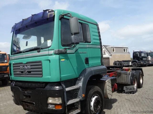 Ťažká povinnosť MAN TGA 33.480 6X4 STEEL SPRINGS MANUAL GEARBOX,AIR...