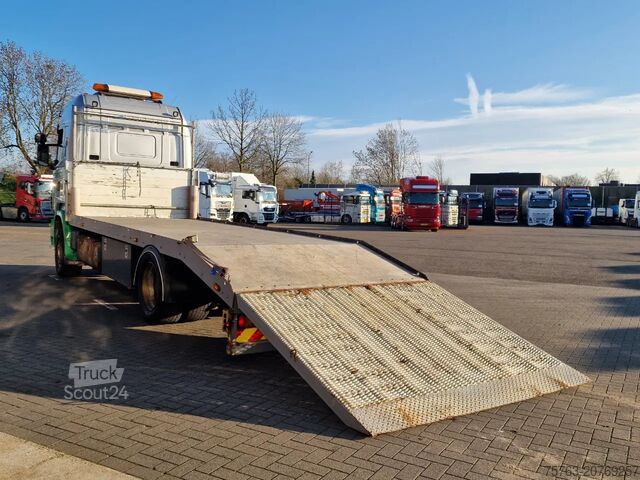 Transportador de automóveis Scania R380 4x2 - Car transport / Flatbed - Ramp - Ful...