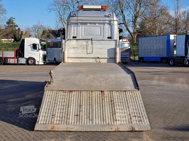Transportador de automóveis Scania R380 4x2 - Car transport / Flatbed - Ramp - Ful...
