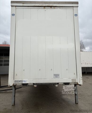 Carrocería intercambiable con plataforma y lona Krone Jumbo 3m Innenhöhe Hubdach Edscha