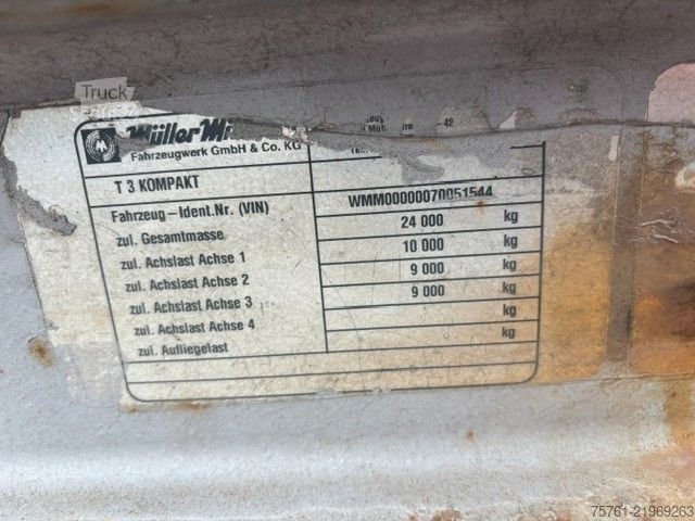 Prikolica z nizko platformo MÜLLER-MITTELTAL T3 Kompakt 30,0
