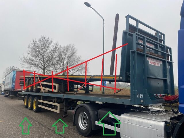 Platte bak Haan OPL45 Heavy Duty (45Ton) / Rungen-Potholes /BPW...