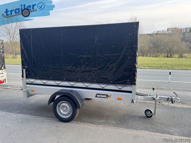 Remorque pour voiture Variant Autoanhänger Stahlblechaufbau 254x125x150 cm 1000 kg