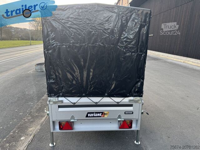 Remorque pour voiture Variant Autoanhänger Stahlblechaufbau 254x125x150 cm 1000 kg