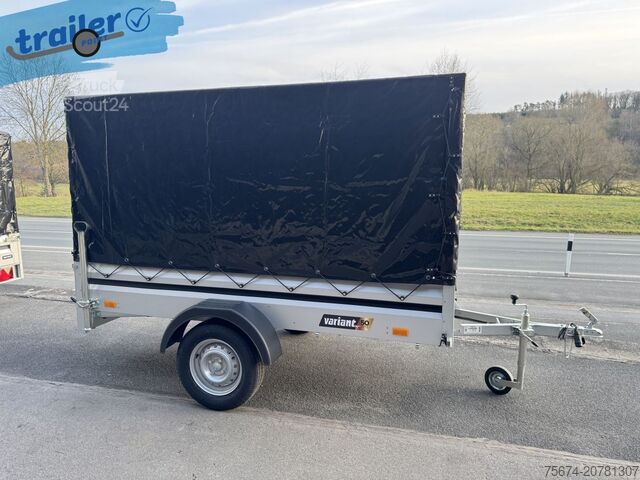 Remorque pour voiture Variant Autoanhänger Stahlblechaufbau 254x125x150 cm 750 kg