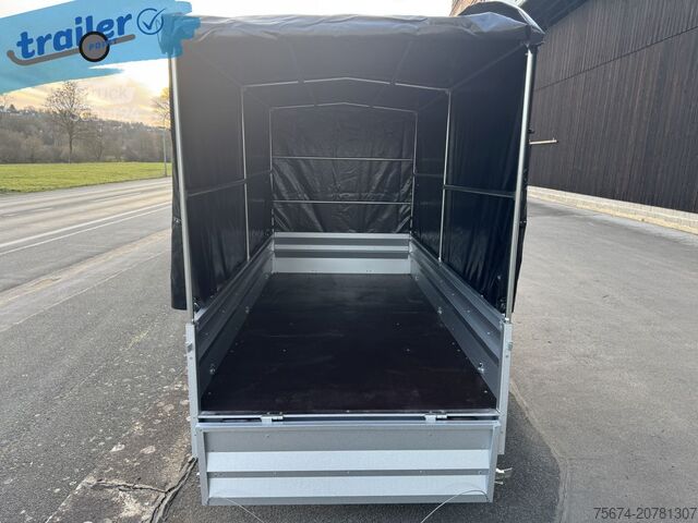 Remorque pour voiture Variant Autoanhänger Stahlblechaufbau 254x125x150 cm 750 kg