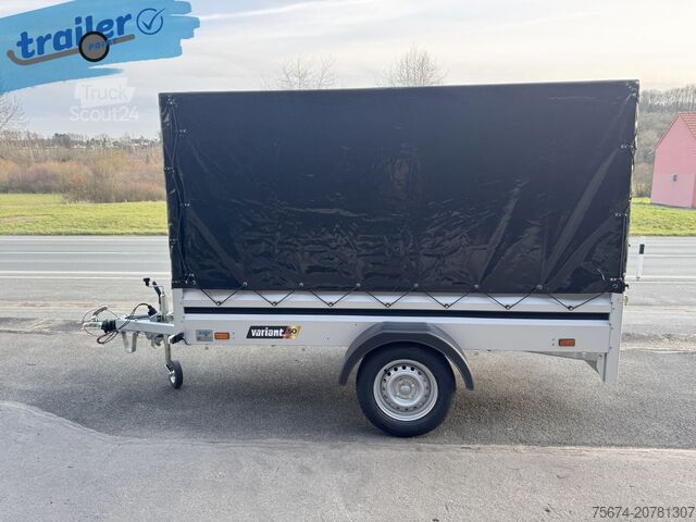 Remorque pour voiture Variant Autoanhänger Stahlblechaufbau 254x125x150 cm 750 kg