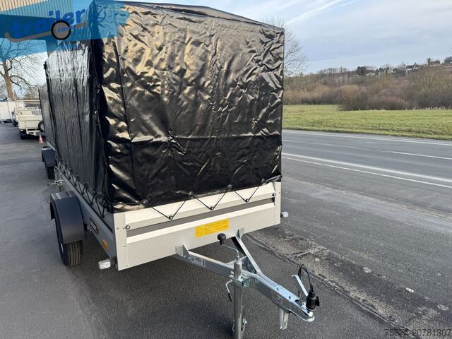 Remorque pour voiture Variant Autoanhänger Stahlblechaufbau 254x125x150 cm 750 kg