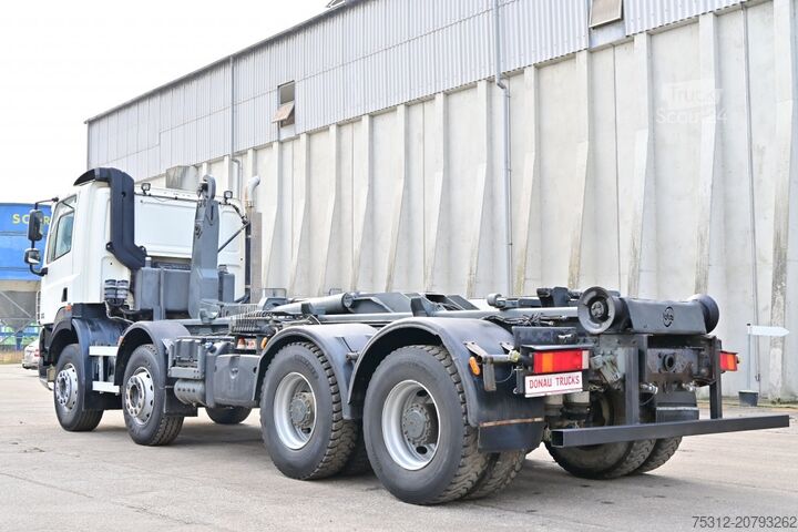 Tovornjak s kavljem za kontejnerje Daf CF85.410 8x4 E5 Blatt Blatt AHK Vorbereitung