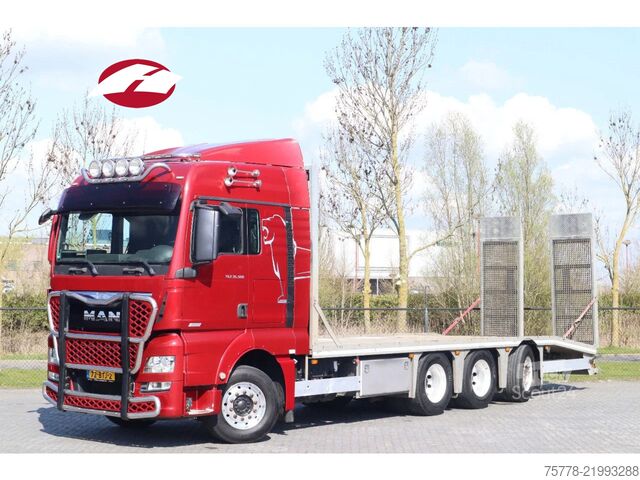 Bestelwagen autodrager MAN TGX 35.560 | RETARDER | MACHINE TRANSPORT | MAS...