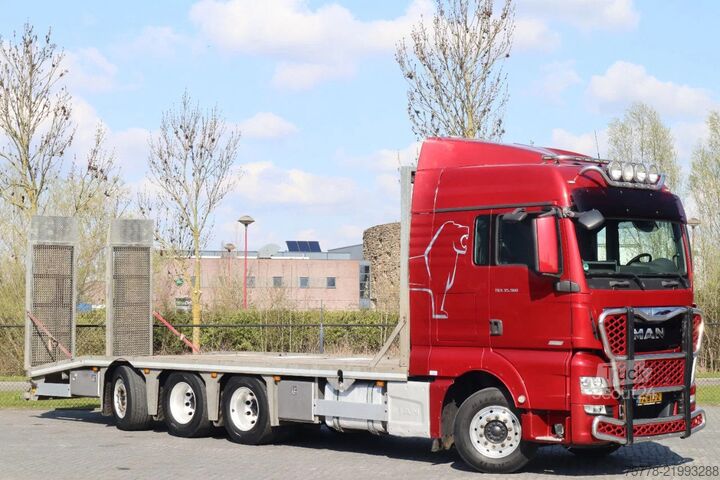 Bestelwagen autodrager MAN TGX 35.560 | RETARDER | MACHINE TRANSPORT | MAS...