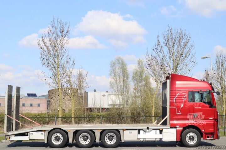 Bestelwagen autodrager MAN TGX 35.560 | RETARDER | MACHINE TRANSPORT | MAS...