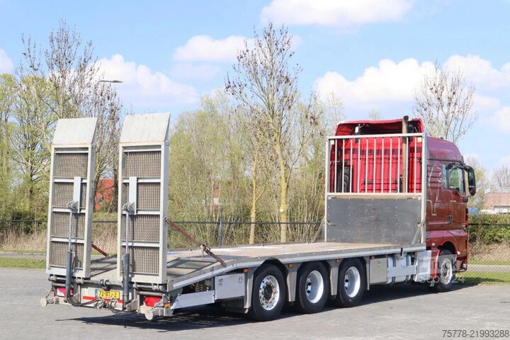 Bestelwagen autodrager MAN TGX 35.560 | RETARDER | MACHINE TRANSPORT | MAS...