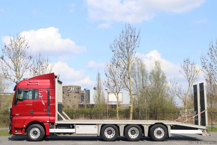 Bestelwagen autodrager MAN TGX 35.560 | RETARDER | MACHINE TRANSPORT | MAS...
