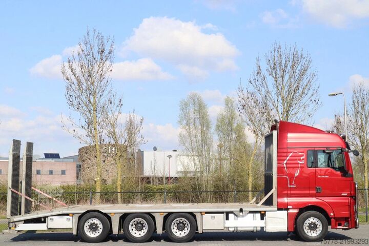 Bestelwagen autodrager MAN TGX 35.560 | RETARDER | MACHINE TRANSPORT | MAS...