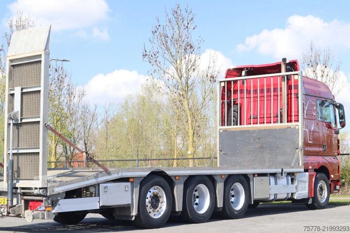 Bestelwagen autodrager MAN TGX 35.560 | RETARDER | MACHINE TRANSPORT | MAS...