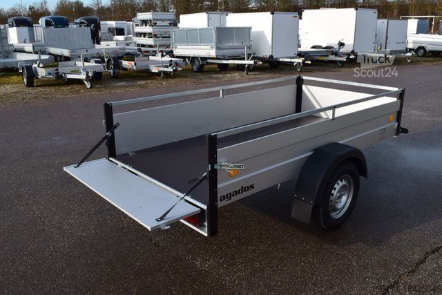 Autopiekabe AGADOS ALUX 26 -750kg Alu 250x125 Transportanhänger TOP