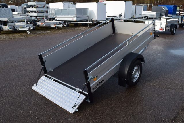 Autopiekabe AGADOS ALUX 26 -750kg Alu 250x125 Transportanhänger TOP